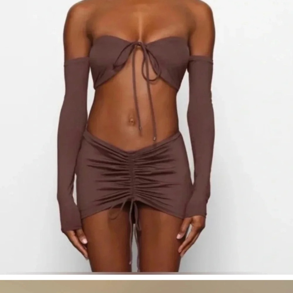 SKIMS Cocoa Bikini NWT - Picture 6 of 7